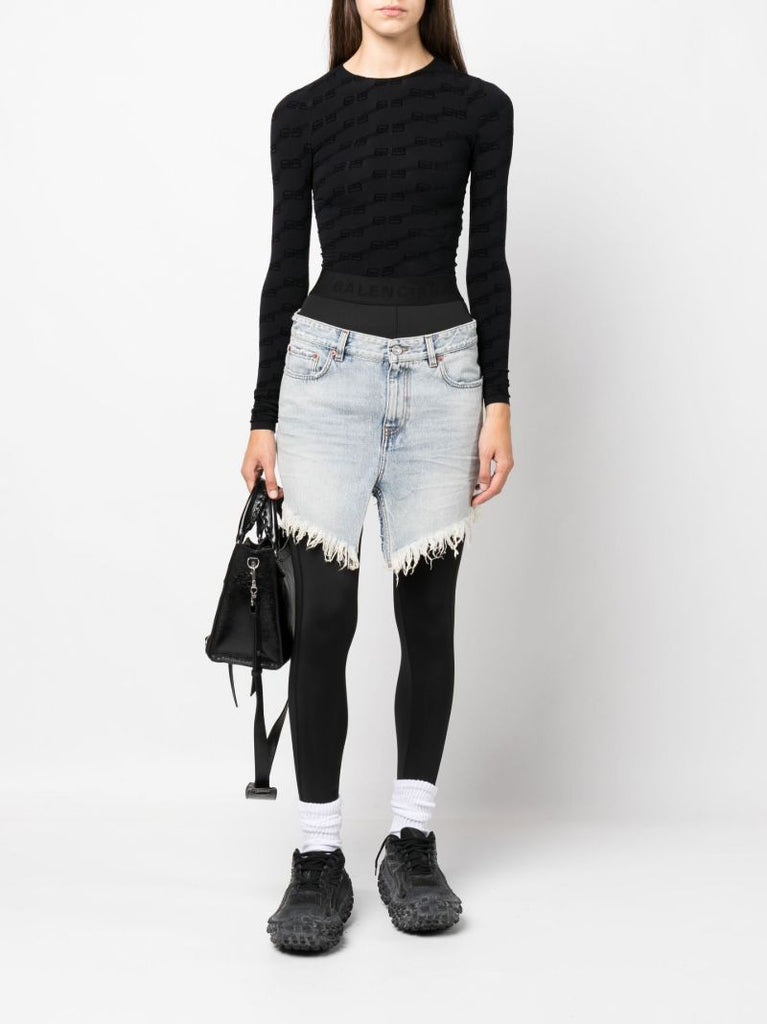 Black Bb Monogram Top