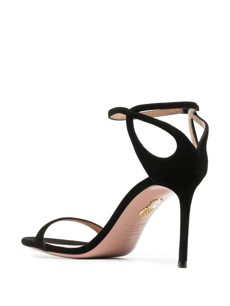 Black Joy 85 Suede Sandals