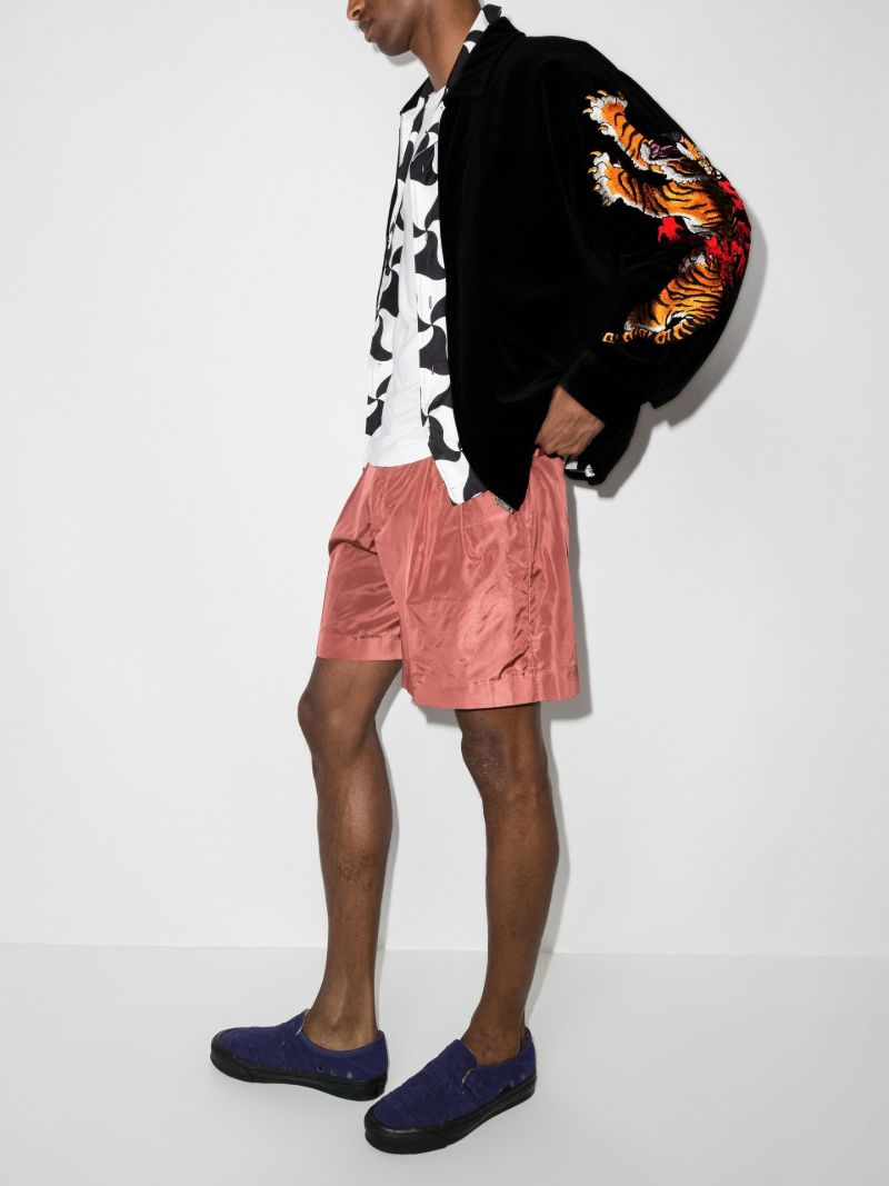 Time Embroidered Bomber Jacket