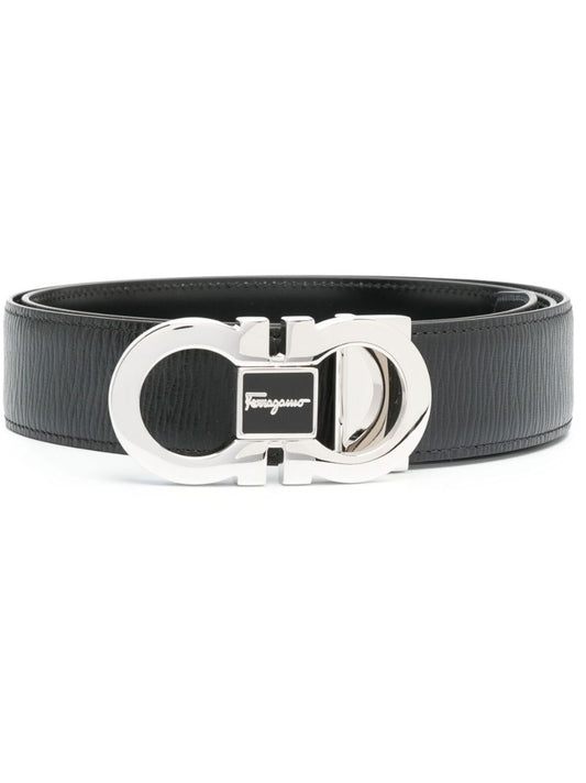 Black Revival Gancini Reversible Leather Belt