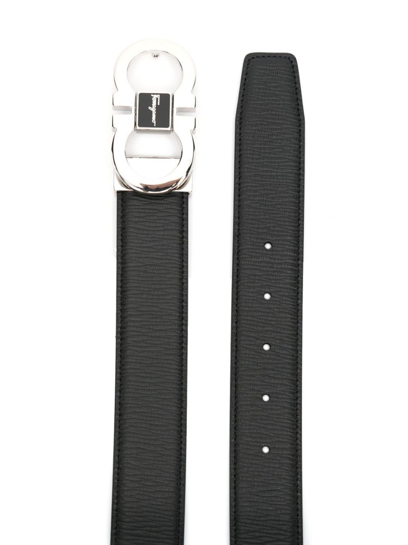 Black Revival Gancini Reversible Leather Belt