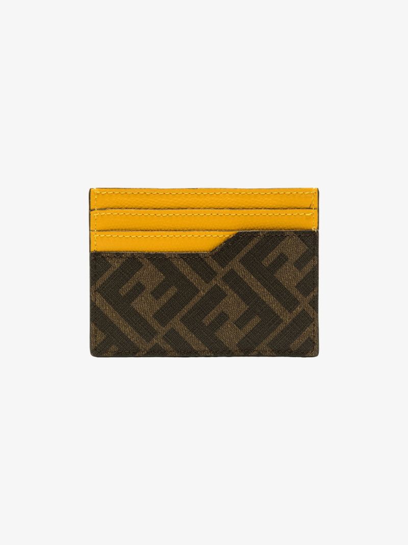 Brown Monogram Leather Card Holder