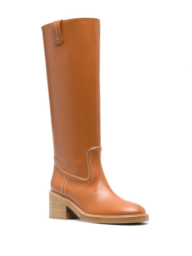Brown Mallo 50 Knee-high Leather Boots