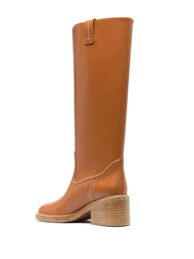 Brown Mallo 50 Knee-high Leather Boots
