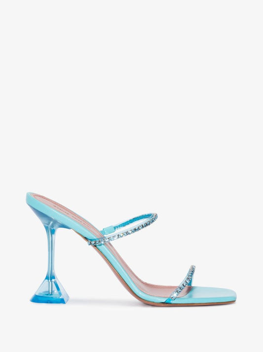 Blue Gilda 95 Crystal Sandals