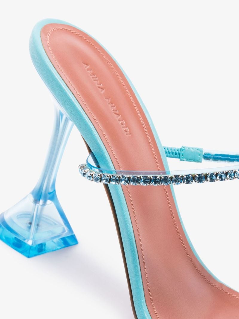 Blue Gilda 95 Crystal Sandals