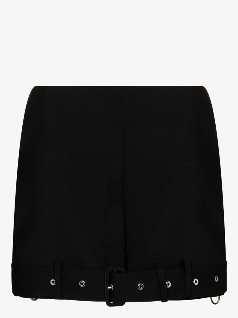 Black High Waist Mini Skirt
