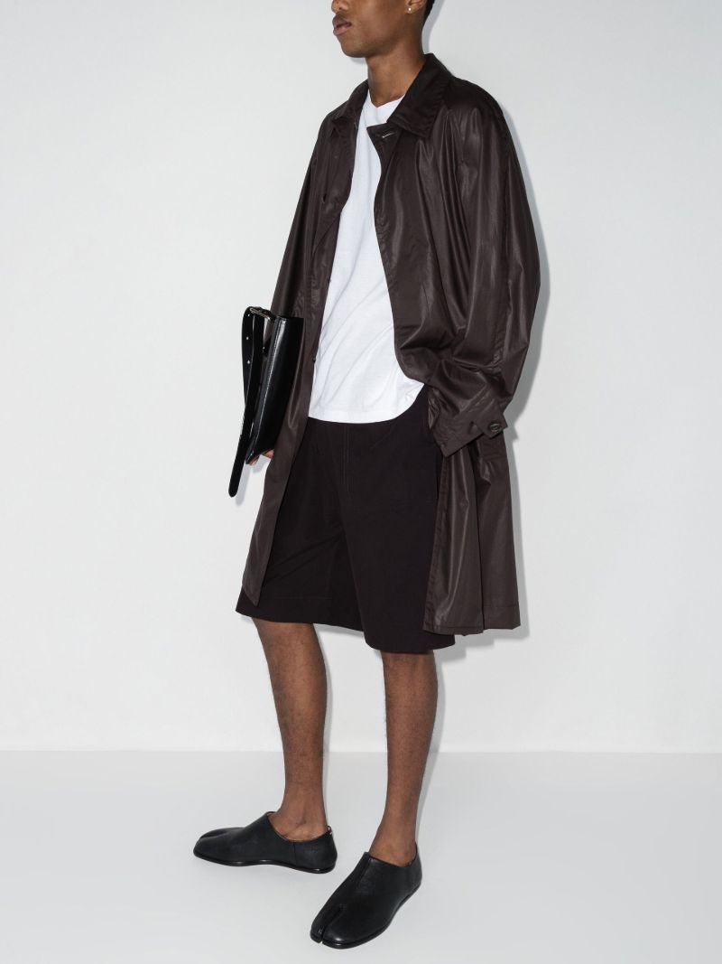 Black Helix Knee-length Shorts