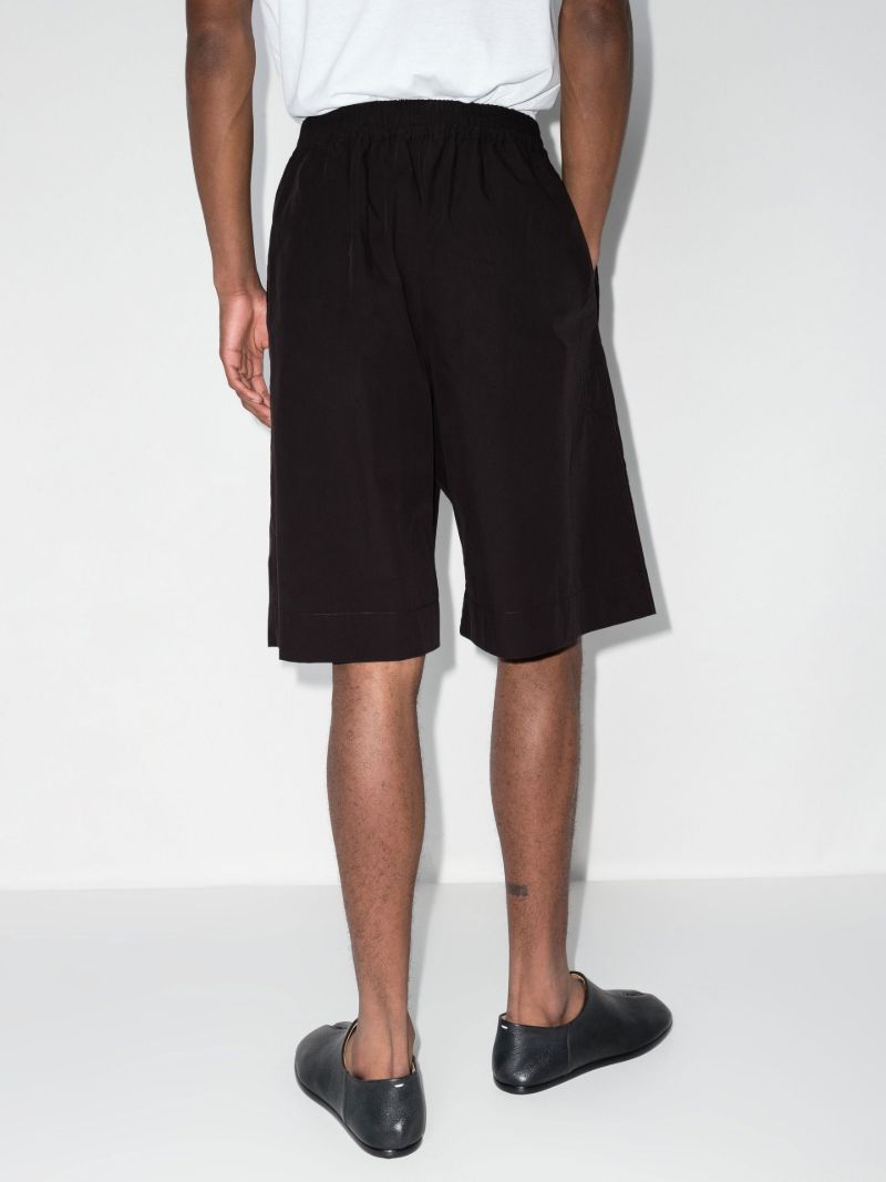 Black Helix Knee-length Shorts