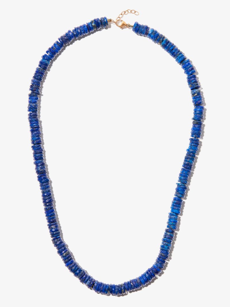 14k Yellow Gold Atlas Lapis Lazuli Necklace