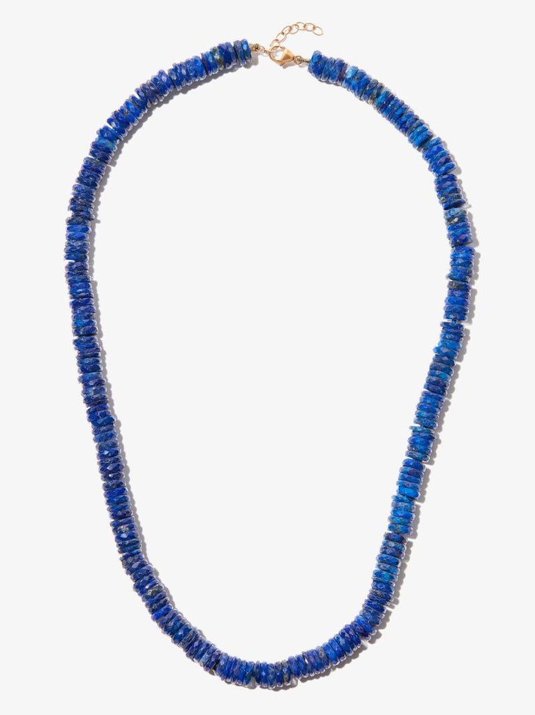 14k Yellow Gold Atlas Lapis Lazuli Necklace