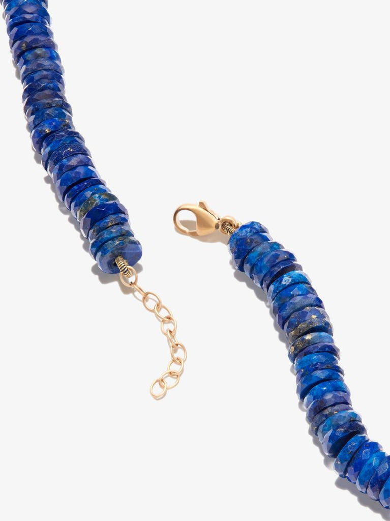 14k Yellow Gold Atlas Lapis Lazuli Necklace