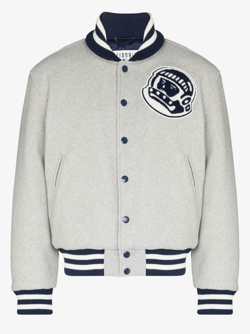 Grey Astro Varsity Jacket