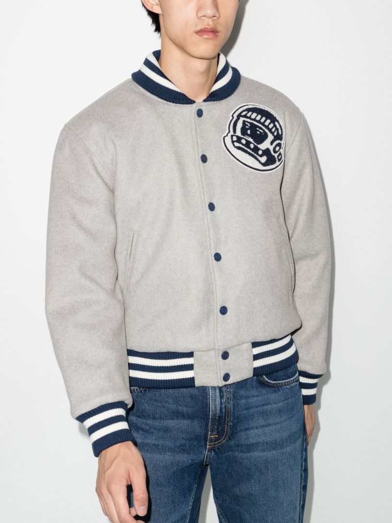 Grey Astro Varsity Jacket