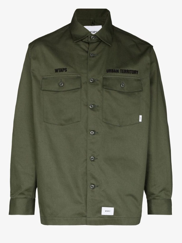 Green Buds Long Sleeve Cotton Shirt