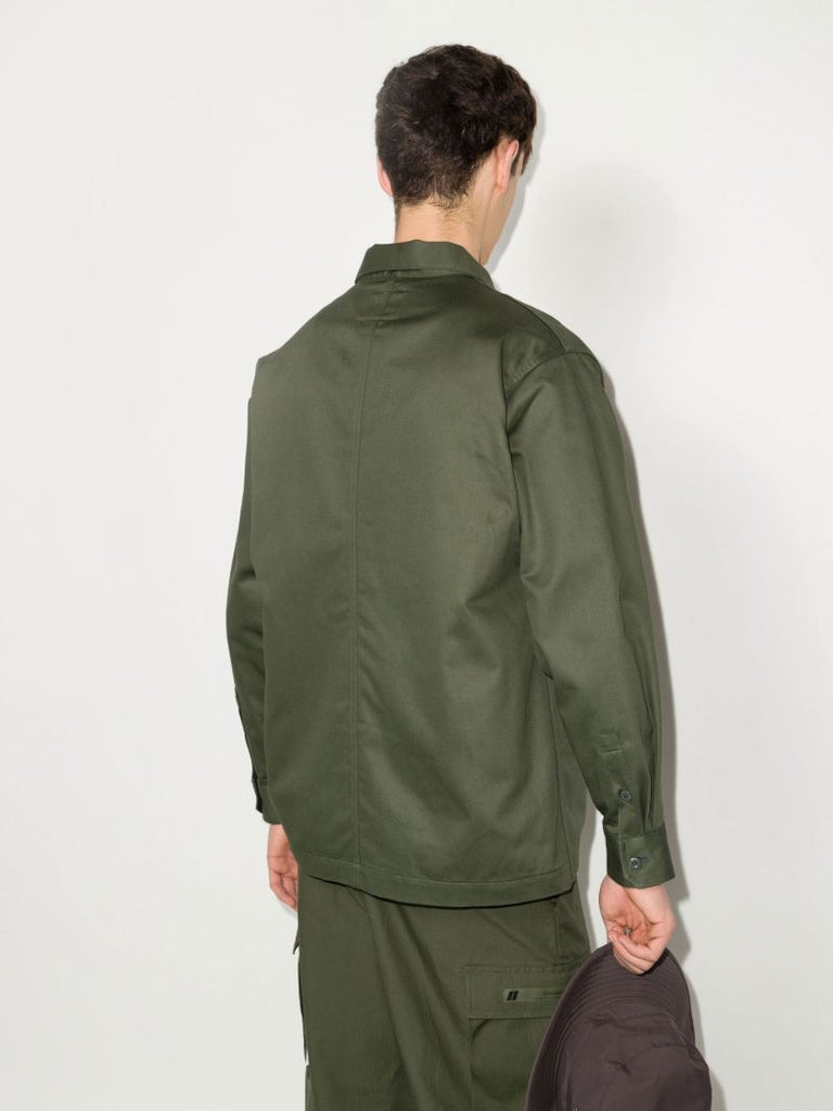 Green Buds Long Sleeve Cotton Shirt