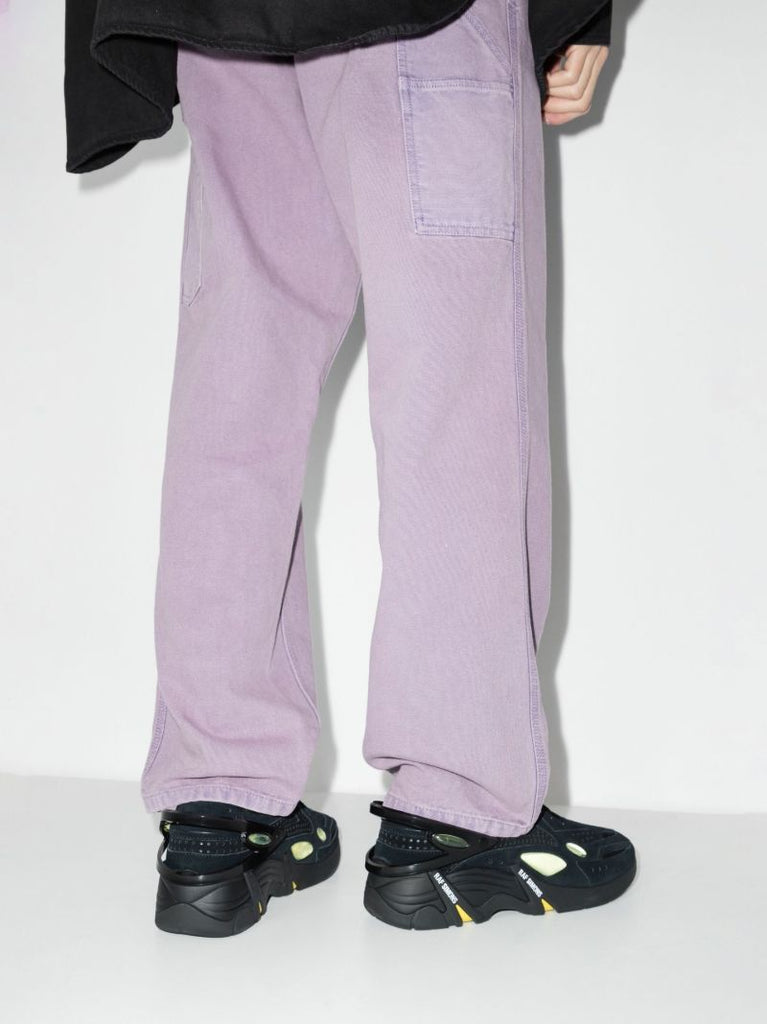 Black Cylon-21 Low Top Suede Sneakers