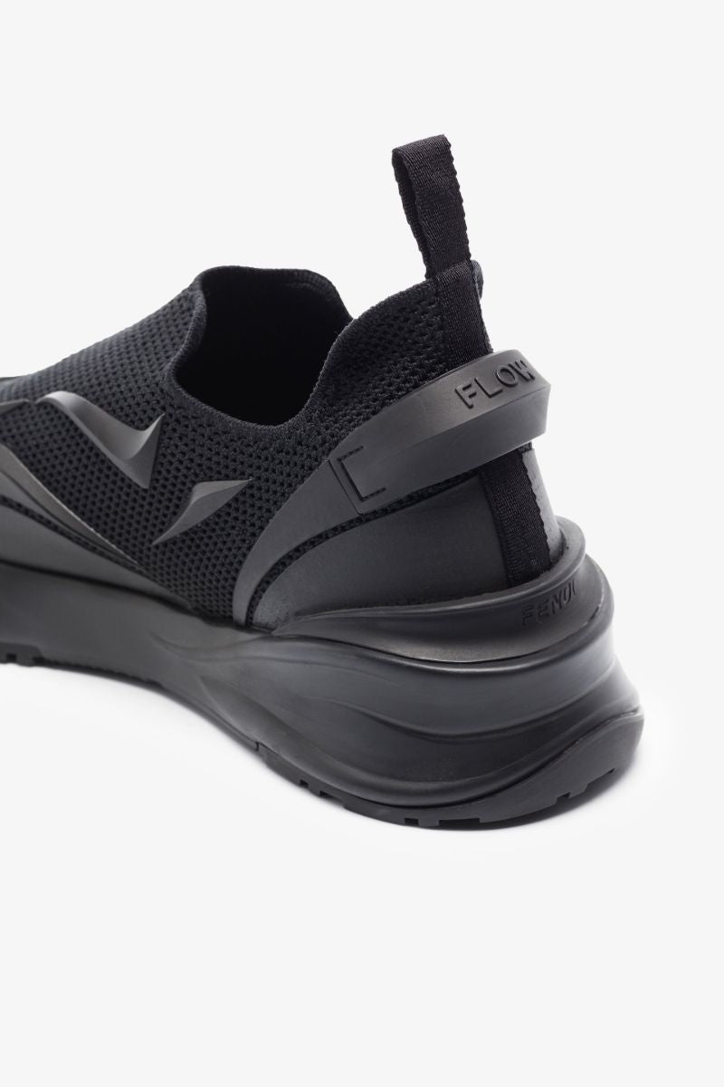 Black Slip-on Low Top Trainers