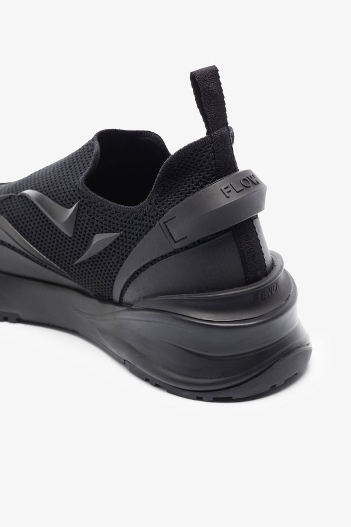 Black Slip-on Low Top Trainers