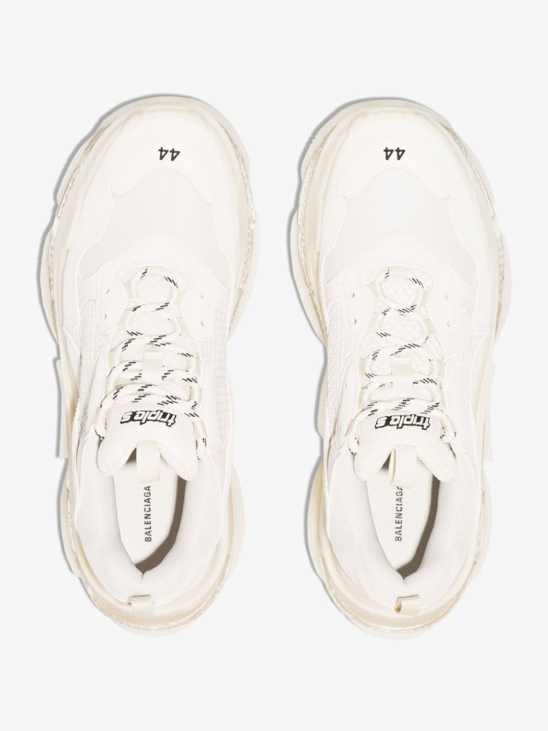 White Triple S Sneakers