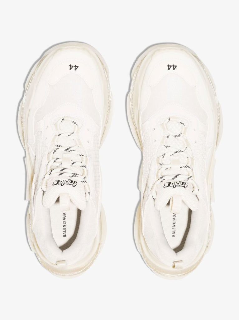 White Triple S Sneakers