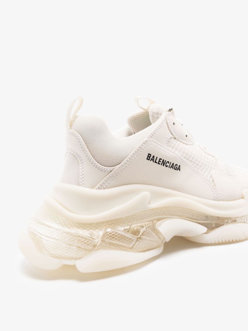 White Triple S Sneakers