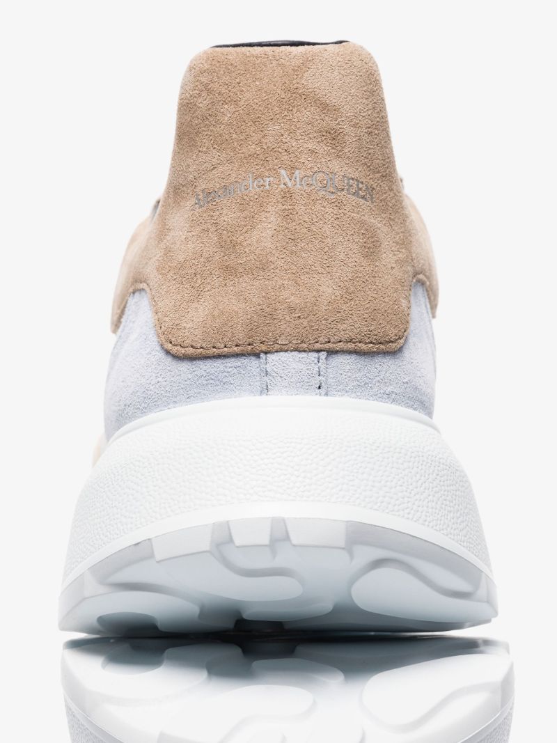 White Runner Low-top Leather Sneakers