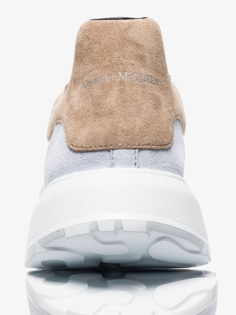 White Runner Low-top Leather Sneakers