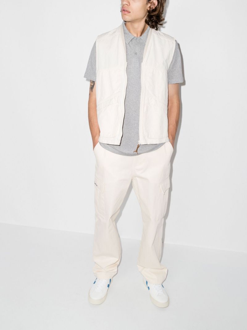 Grey Riviera Cotton Polo Shirt