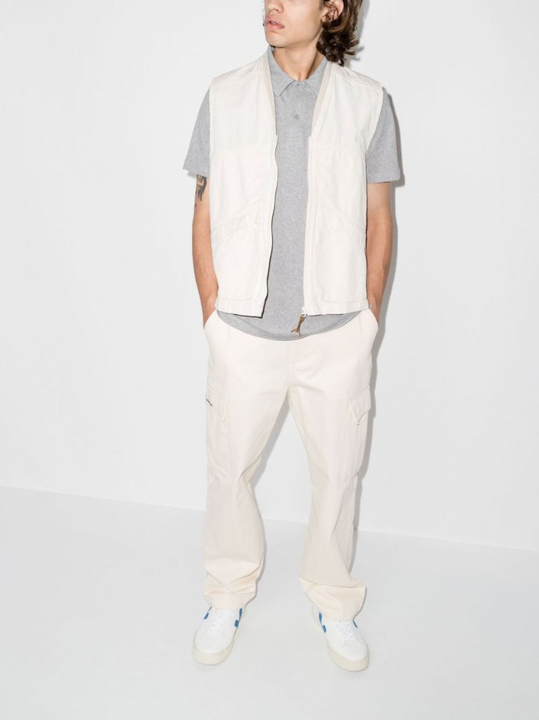 Grey Riviera Cotton Polo Shirt