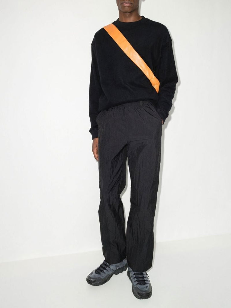 Black Yennon Wide Leg Trousers