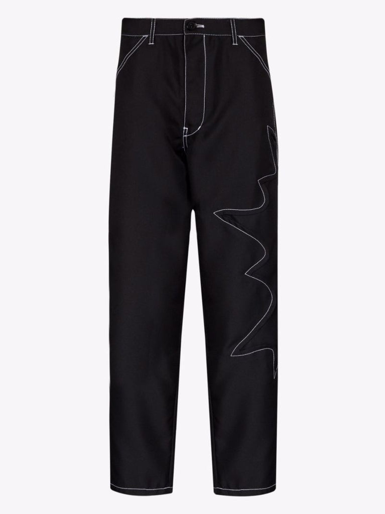 Contrast Stitch Trousers