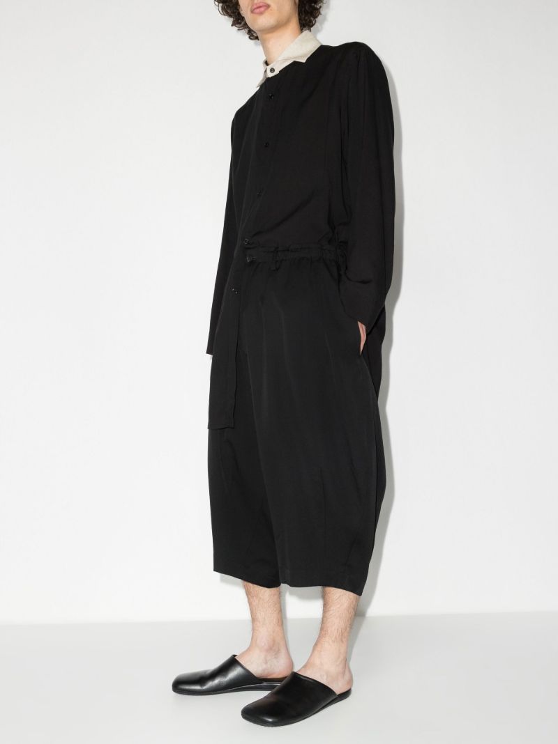 Cropped Wool Trousers