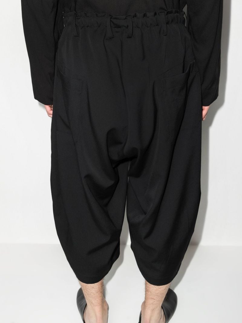 Cropped Wool Trousers
