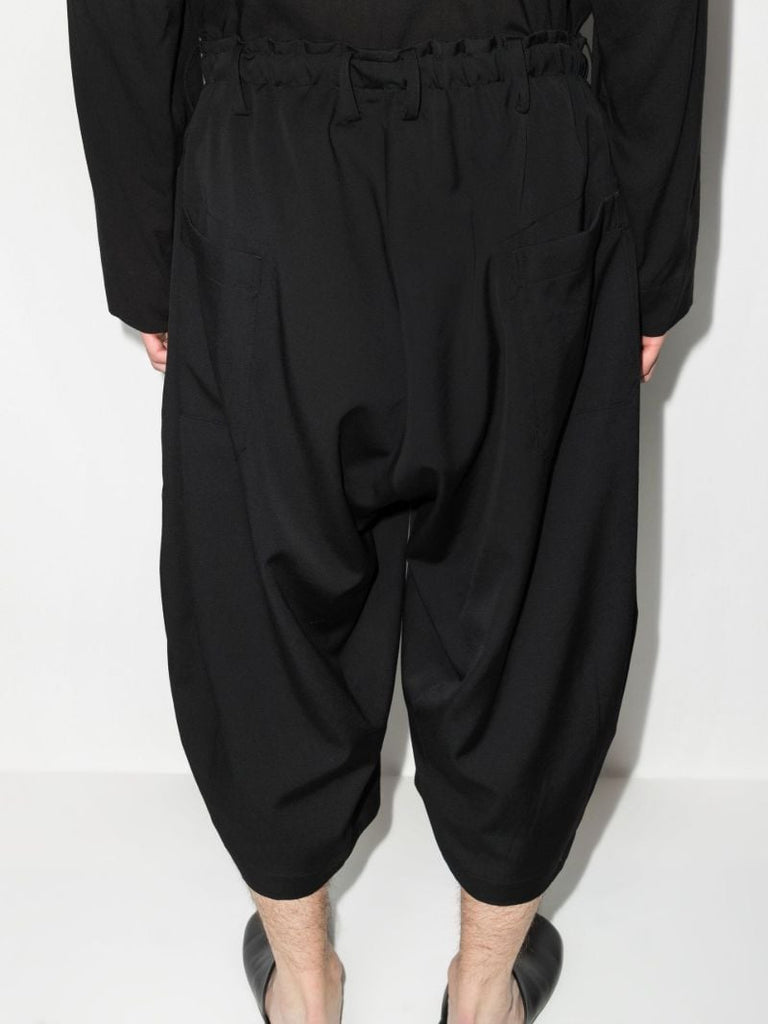 Cropped Wool Trousers