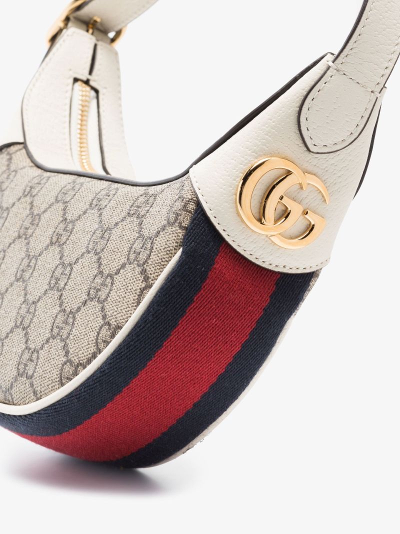 Neutral Ophidia Mini Gg Supreme Canvas Bag