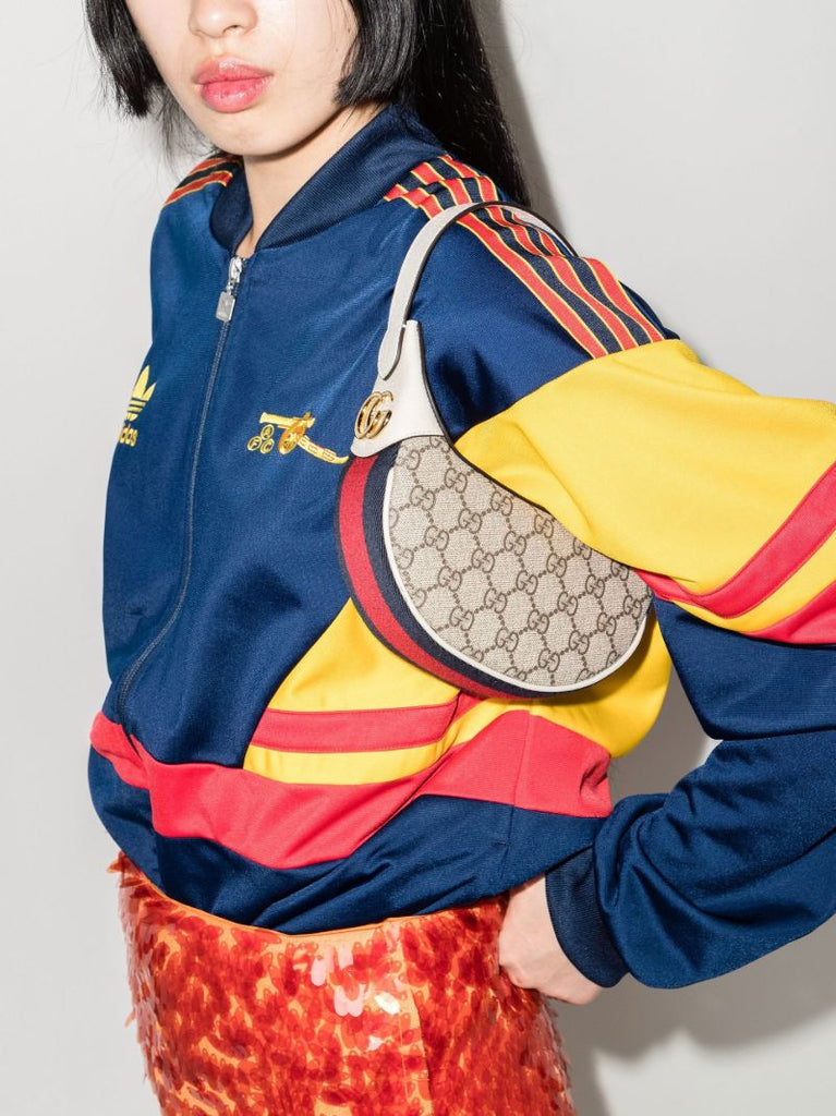 Neutral Ophidia Mini Gg Supreme Canvas Bag