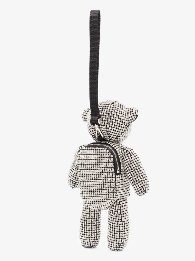 Silver Beiress Crystal Mesh Mini Bag