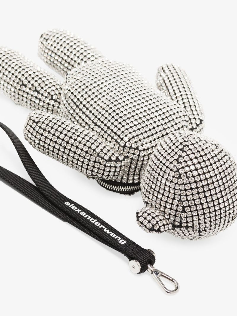 Silver Beiress Crystal Mesh Mini Bag