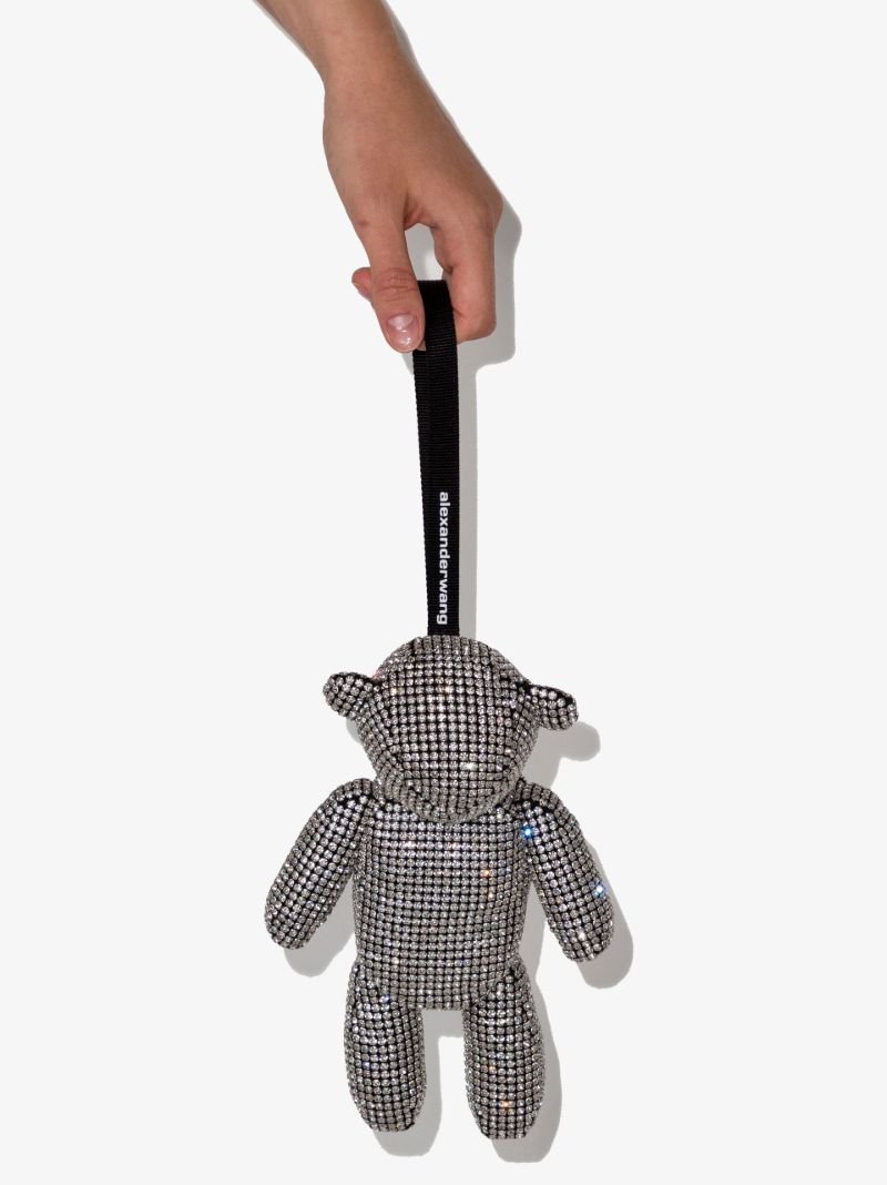 Silver Beiress Crystal Mesh Mini Bag