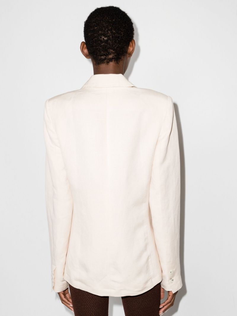 Neutral Dawson Linen Blazer