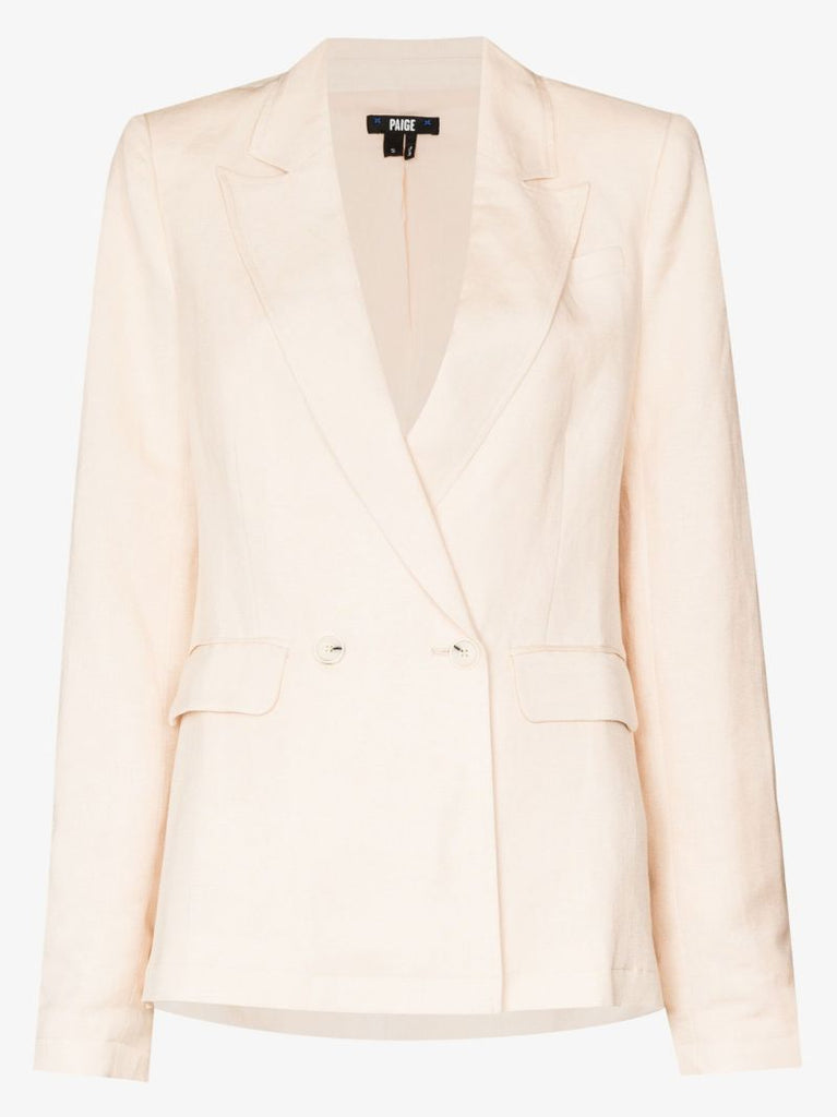 Neutral Dawson Linen Blazer