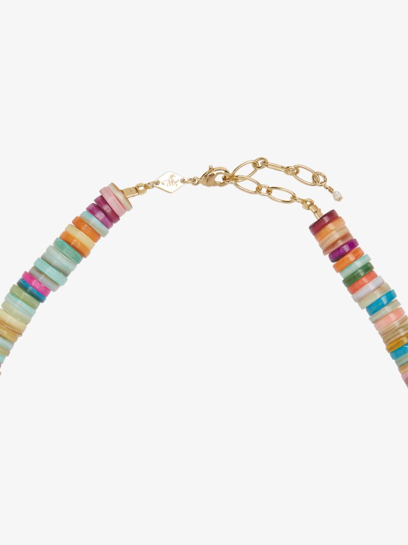 Gold-plated Holiday Beaded Necklace