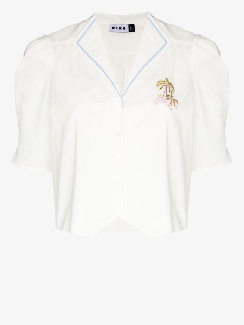 Ravello Embroidered Cotton Shirt