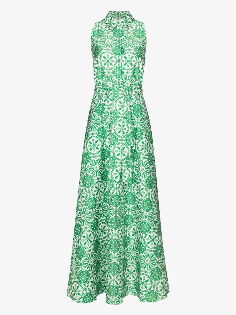 Paloma Printed Cotton Maxi Dress