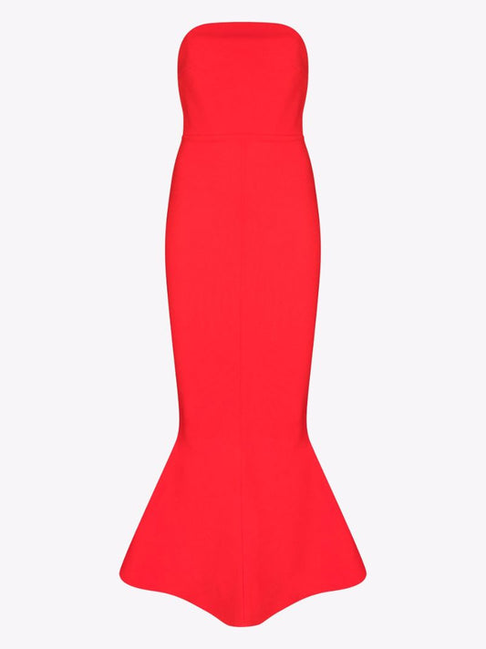 Amara Flared Bandeau Midi Dress