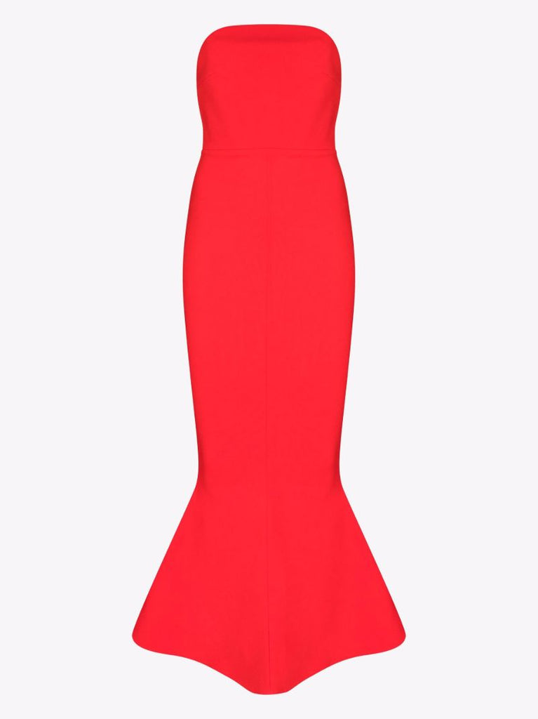 Amara Flared Bandeau Midi Dress