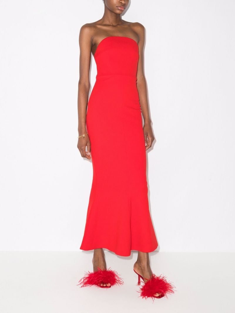 Amara Flared Bandeau Midi Dress