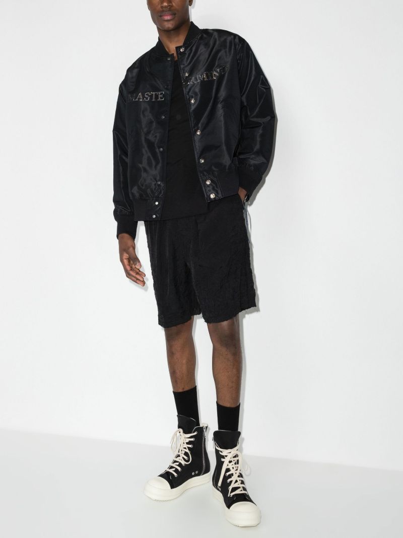 Crystal Logo Bomber Jacket