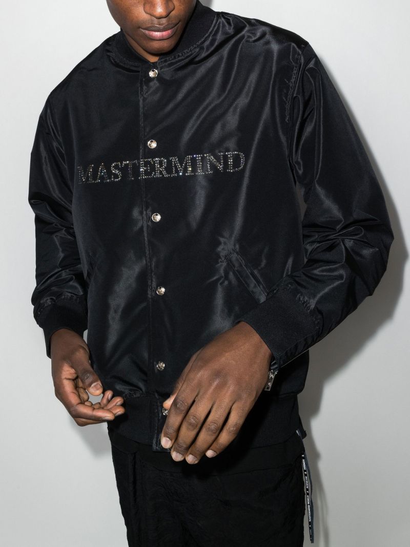Crystal Logo Bomber Jacket
